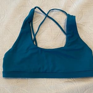 Strappy sports bra
